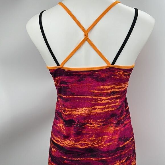 Champion bold bright magenta orange straps tank top - Picture 5 of 6